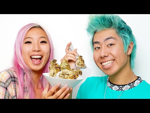 Making 24K Golden Ice Cream From Scratch ft. ZHC