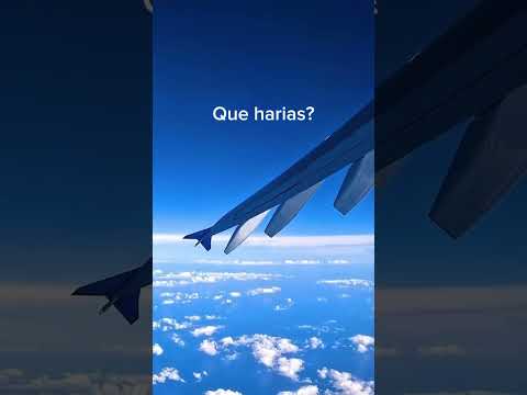 Avión hace movimientos raros