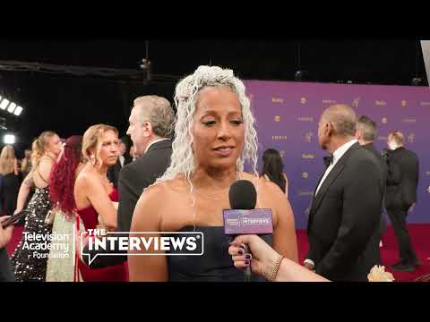 Millicent Shelton (Lessons in Chemistry) at the 76th Emmy Awards - TelevisionAcademy.com/Interviews