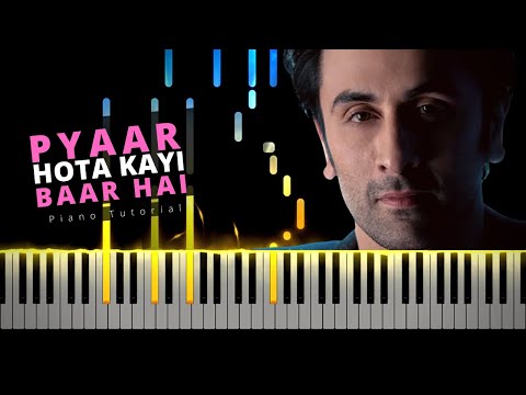 Pyaar Hota Kayi Baar Hai | Tu Jhoothi Main Makkaar | Piano Tutorial