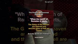 The prophet Muhammad (Saw) Said About the Ramadan 💥🌙