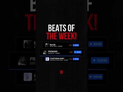 #BeatsOfTheWeek feat. Emite, Tekilla, DEXTAH, Jadostyles and Virtual Swag #shorts #beatstars