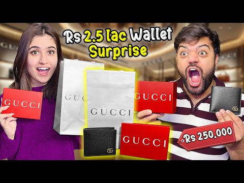 Aroob Surprised Me With A Rs. 250,000 Gucci Wallet 😱