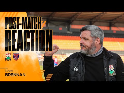 Dean Brennan Post Match | Dagenham & Redbridge