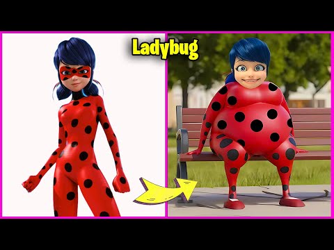 🐞 Miraculous Ladybug Characters FAT Version