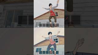 Original Schoolboy Runaway Hay Jumpscares vs Anime Schoolboy Runaway Hay Jumpscare #schoolboyrunaway