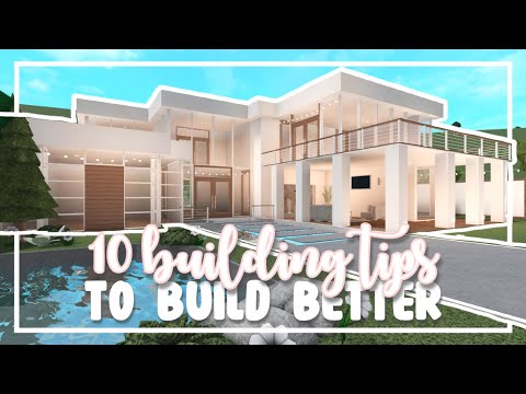 10+ Building Tips & Tricks To Build BETTER in Bloxburg (Roblox)