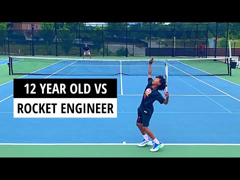 Nationally Ranked 12 Year Old Challenges USTA 4.5 Rocket Engineer