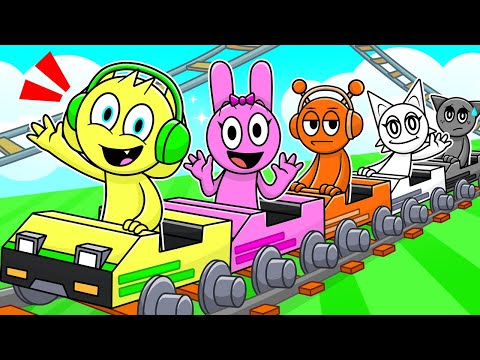 SPRUNKI vs CART RIDES in Roblox!