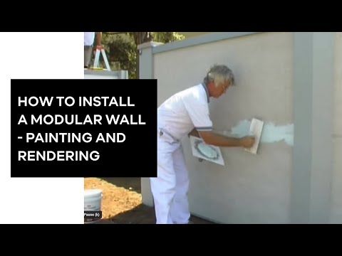 How to Install ModularWalls - Painting and Rendering | ModularWalls