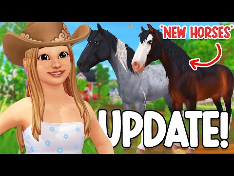 *NEW* HORSE COAT COLORS: MUSTANGS, AMERICAN PAINT HORSES & QUESTS STAR STABLE UPDATE!!