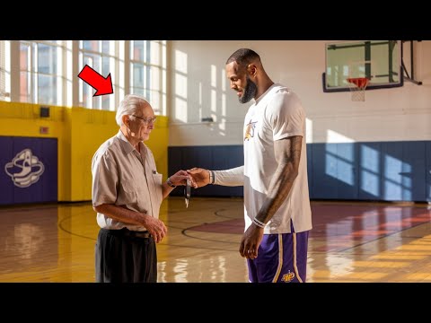 LeBron James Surprises Basketball Court Janitor with SUV, What Happened Next Will Leave You in Tears