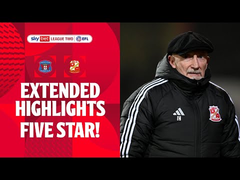 FIVE STAR! | Carlisle United v Swindon Town extended highlights