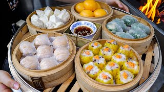 Most delicious dumplings!! Handmade Hong Kong Dim Sum - Korean street food