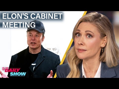 Elon Musk Crashes Cabinet Meeting & Trump Touts $5M "Gold Card" for VIP Immigrants | The Daily Show