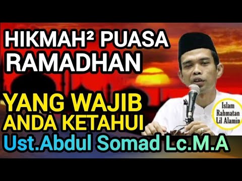 Inilah Hikmah Besar di Balik Puasa Ramadhan | Ustadz Abdul Somad Terbaru