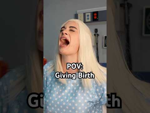 POV: Giving Birth. Part 2. #skit #comedy #funny #doctor