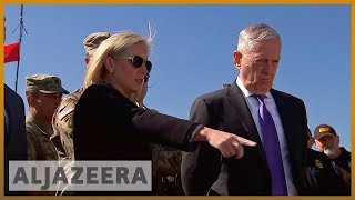 🇺🇸Jim Mattis visits troops stationed at US-Mexico us border | Al Jazeera English