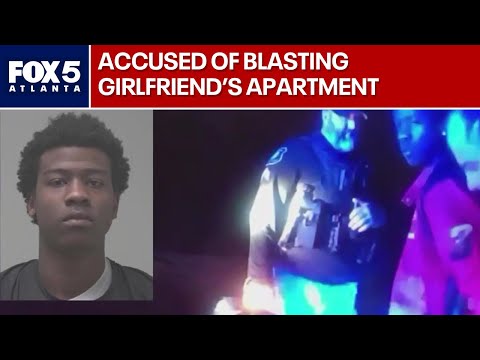 Man accused of shooting up girlfriend's place