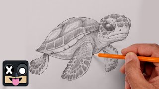 How To Draw a Sea Turtle | Sketch Tutorial