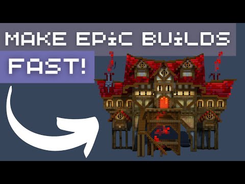 How To Make Epic Builds Fast | Minecraft Tutorial