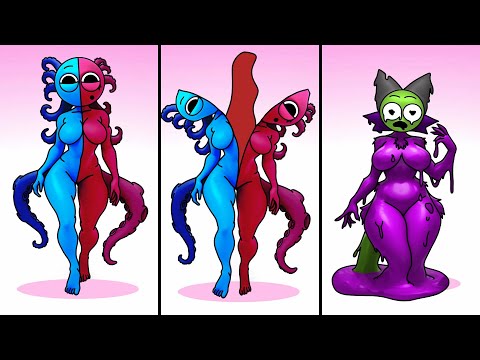 Sprunki OC Pyramixed Semi Hemi But Humanized Retake All Phases | Compilation Incredibox