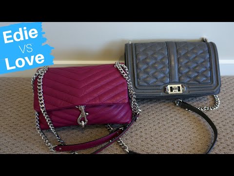 Rebecca Minkoff Small Edie and Love Crossbody Bag Comparison