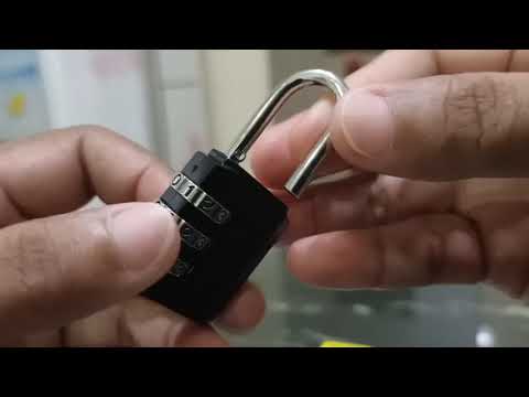 HOW TO CHANGE PADLOCK PASSWORD