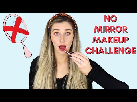 NO MIRROR MAKEUP CHALLENGE