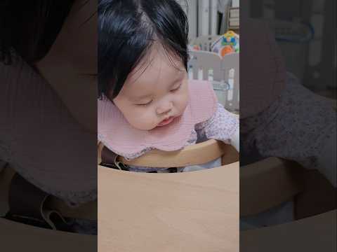 먹다 잠오는 지안이 모음.zip #아기 #육아 #육아일기 #육아브이로그 #baby #9개월아기 #도담지안