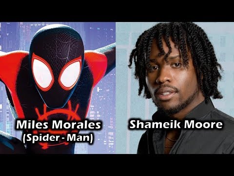 Characters and Voice Actors - Spider-Man: Into The Spider-Verse