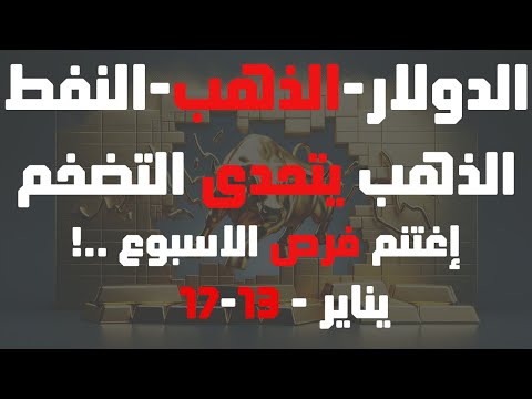 تحليل الذهب و #العملات و#النفط #الذهب يتحدى التضخم إغتنم فرص الاسبوع 13 - 17 يناير 2025