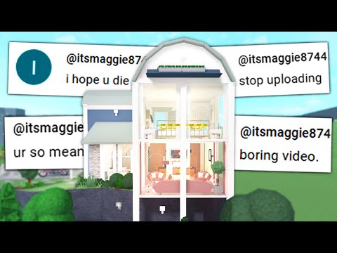 my HATE COMMENTS control my bloxburg home...