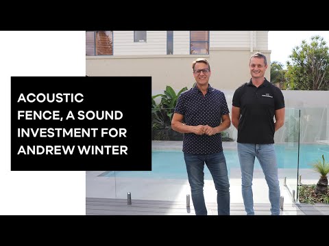 Acoustic Fence, a Sound Investment for Andrew Winter