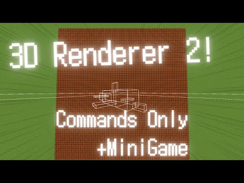 [Download:配布] Minecraft BE 3D Renderer +Minigame!