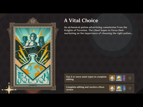 A Vital Choice - Reel Ad-Venture Event Day 1 Guide [Genshin Impact]