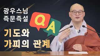 기도와 가피의 관계 [광우스님의 즉문즉설]