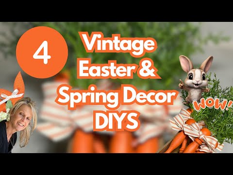 4 *NEW* Spring & Easter Diy Decor Ideas - High End Easter On A Budget