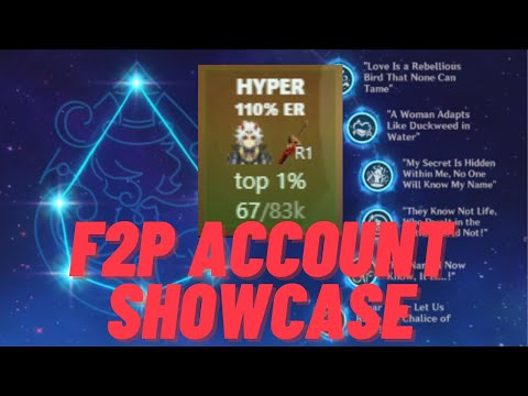 Account review of a top 1% F2P player (2 years)