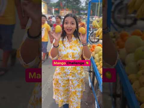 Mango Challenge for 24 hour 🥭 #Shorts #food #mangochallenge