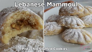 Lebanese Mammoul (Pistachio Stuffed Cookies) - A festive treat for every occasion!