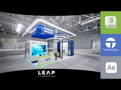 Exhibition Stand | Master Works | LEAP KSA | 3D design | Twinmotion