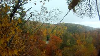 Ziplining at Lafleche Park