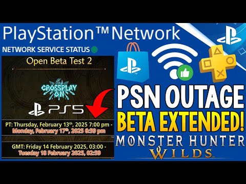 Huge PSN Outage Monster Hunter Wilds UPDATE - Beta EXTENDED + More PlayStation News