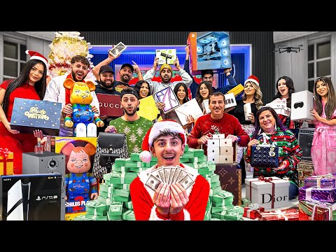 WORLDS MOST INSANE FAMILY CHRISTMAS GIFTS OPENING!! (2024)