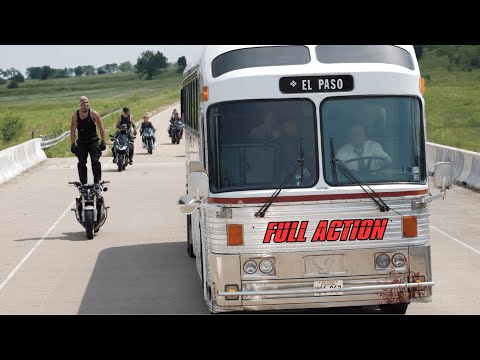 Powerfull Action Movie | EXIT SPEED | Bloodthirsty bikers attacked the bus. Full HD Film in English