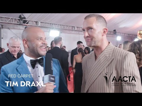 Tim Draxl on the Red Carpet | 2024 AACTA Awards