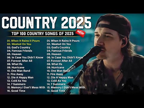 Country Music Playlist 2025 - Morgan Wallen, Chris Stapleton, Luke Combs, Kane Brown, Luke Bryan,