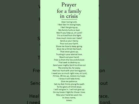 Prayer For Family ✝️🙏 💟 #prayer #jesuslovesyou  #shorts #jesuslovesyou