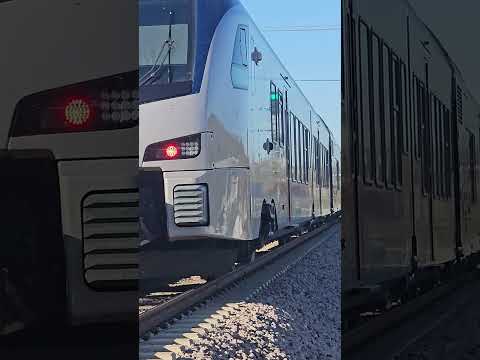 TexRail departing North Side Station 11-23-24